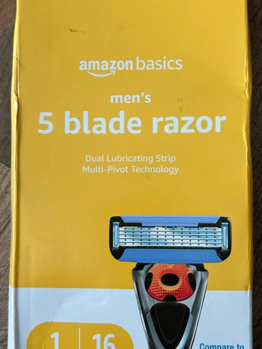 **SOLD** -Amazon Basics 5-Blade MotionSphere Men's Razor (one blade used)
